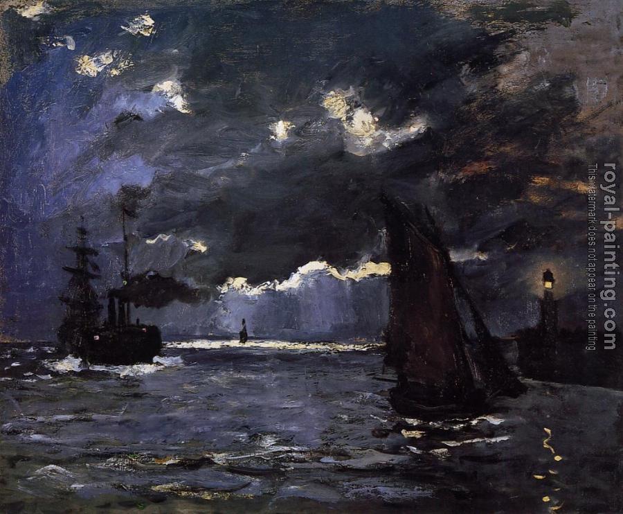 Claude Oscar Monet : Seascape, Night Effect